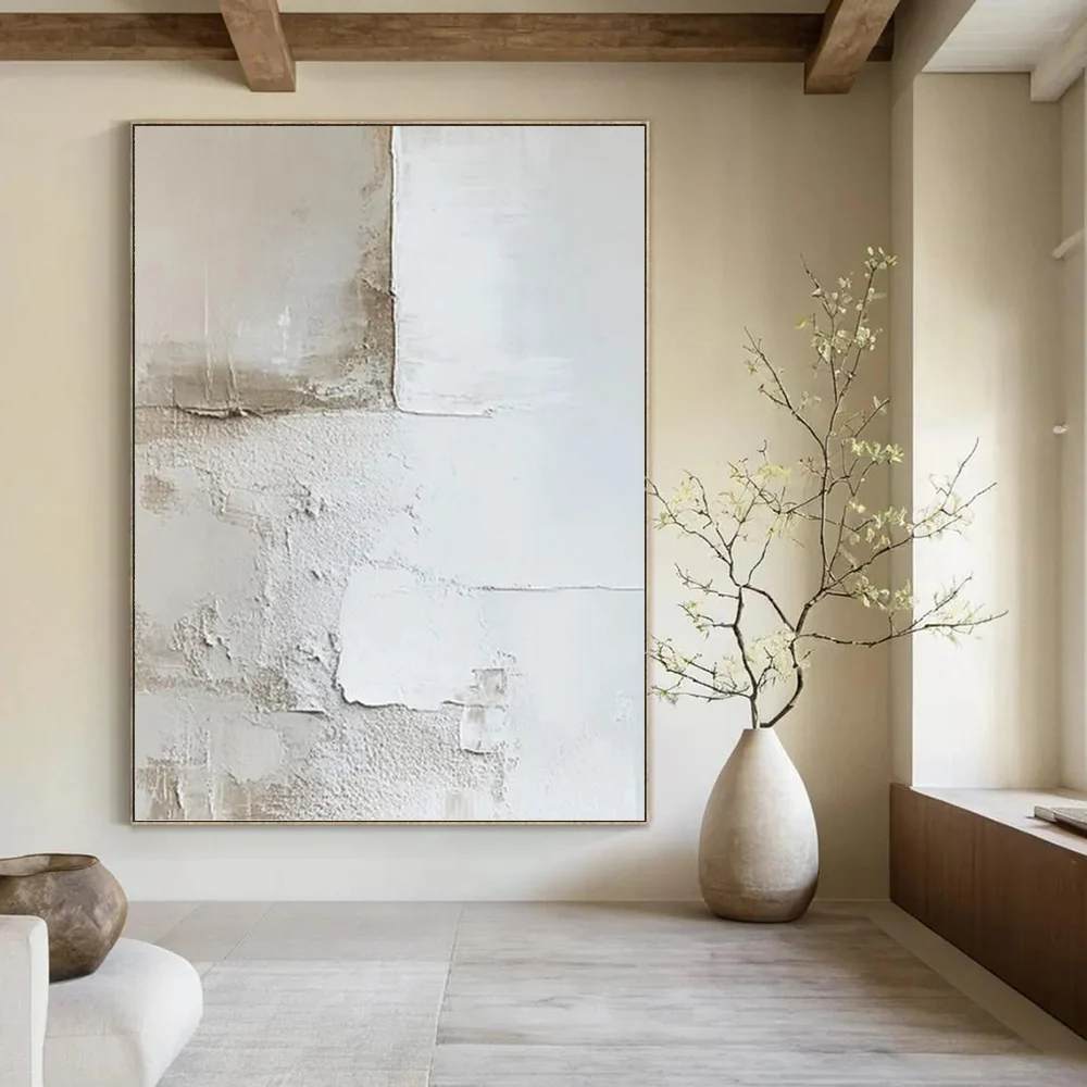 Beige_White_Abstract_Minimalist_Textured_Artwork_5Y9JJ wall art